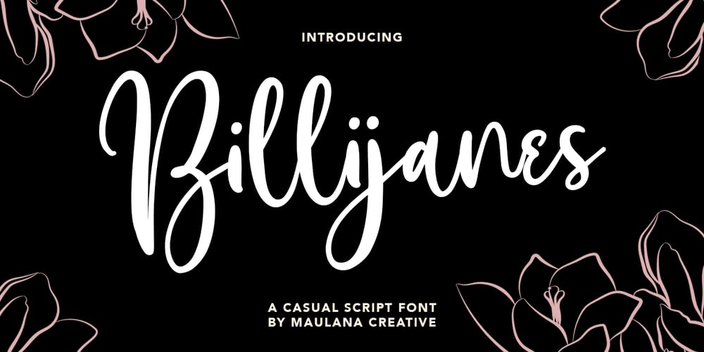 Billijanes font