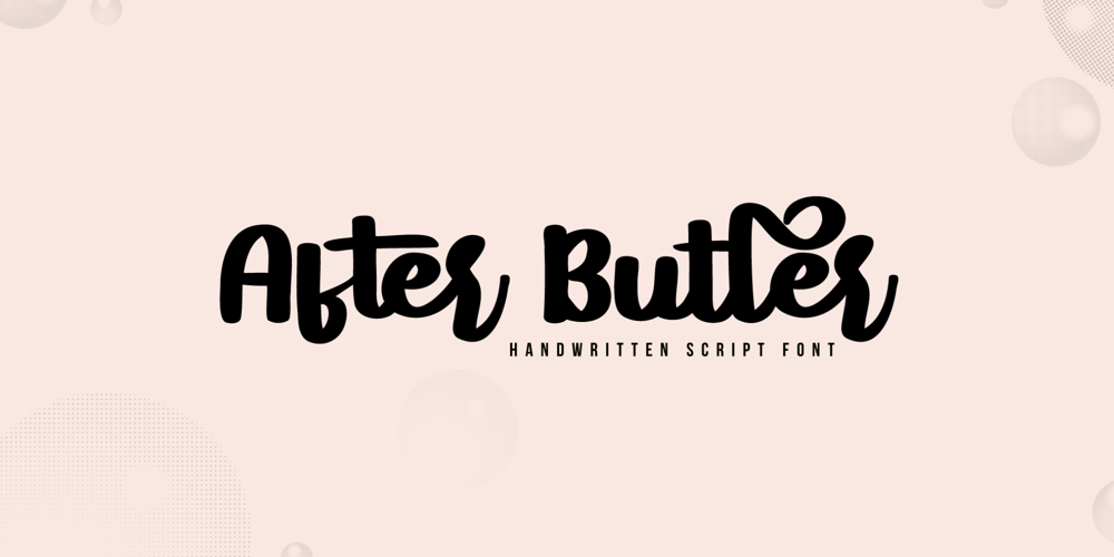 Afterbutler font
