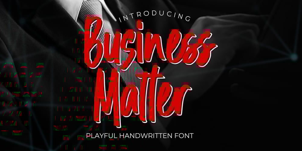 Business Matter font