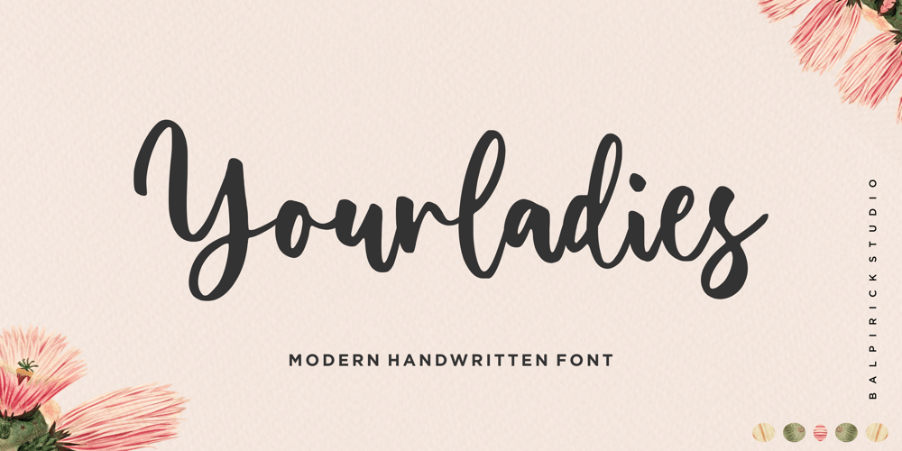 Yourladies font