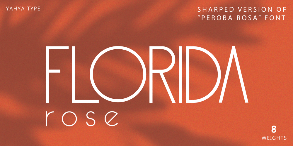 Florida Rose font
