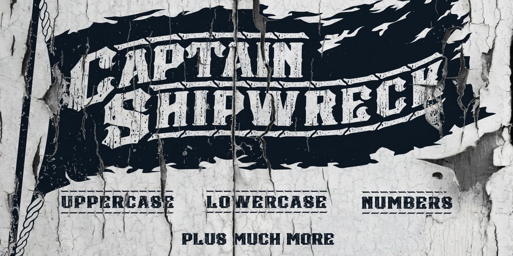 Captain Shipwreck font