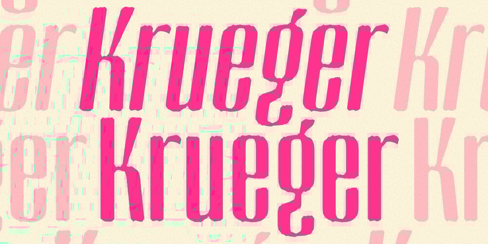 Krueger font