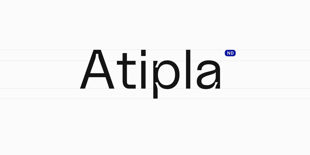 Atipla ND font