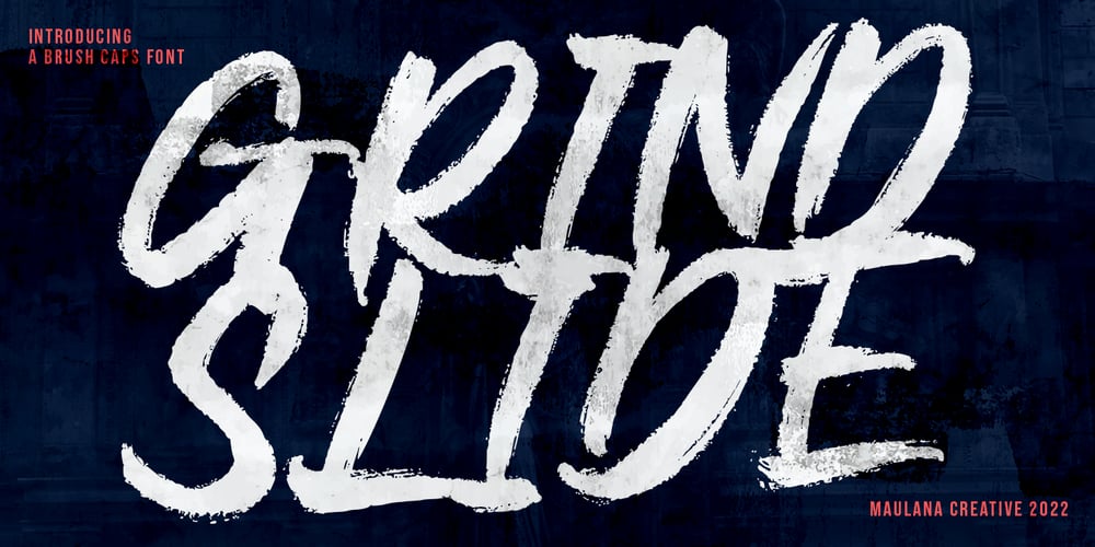 Grind Slide font