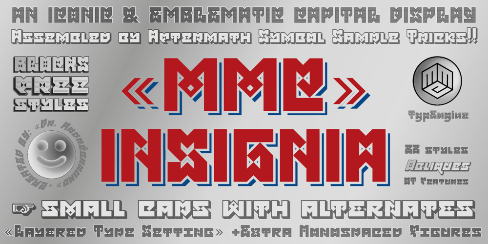 MMC Insignia font