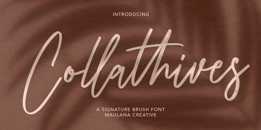 Collathives font