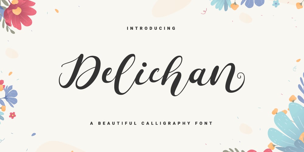 Delichan font