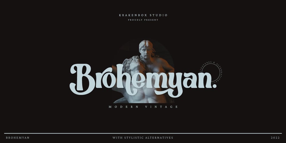 Brohemyan font
