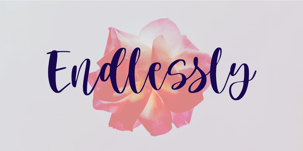 Endlessly font