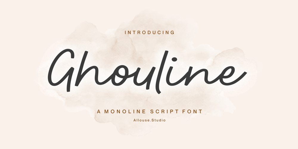Ghouline font