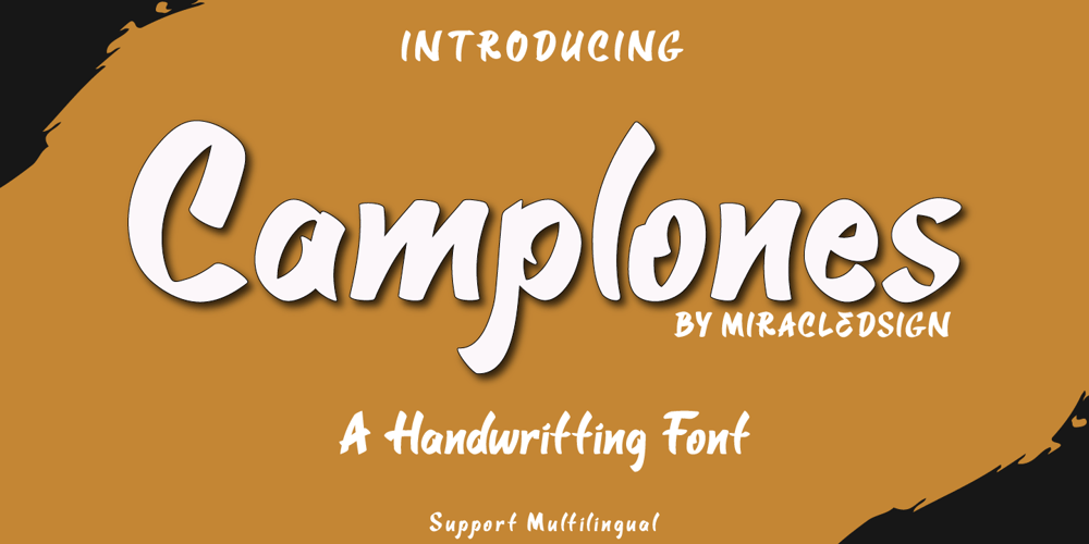 Camplones font