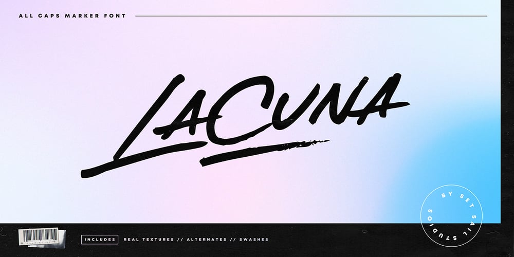 Lacuna font