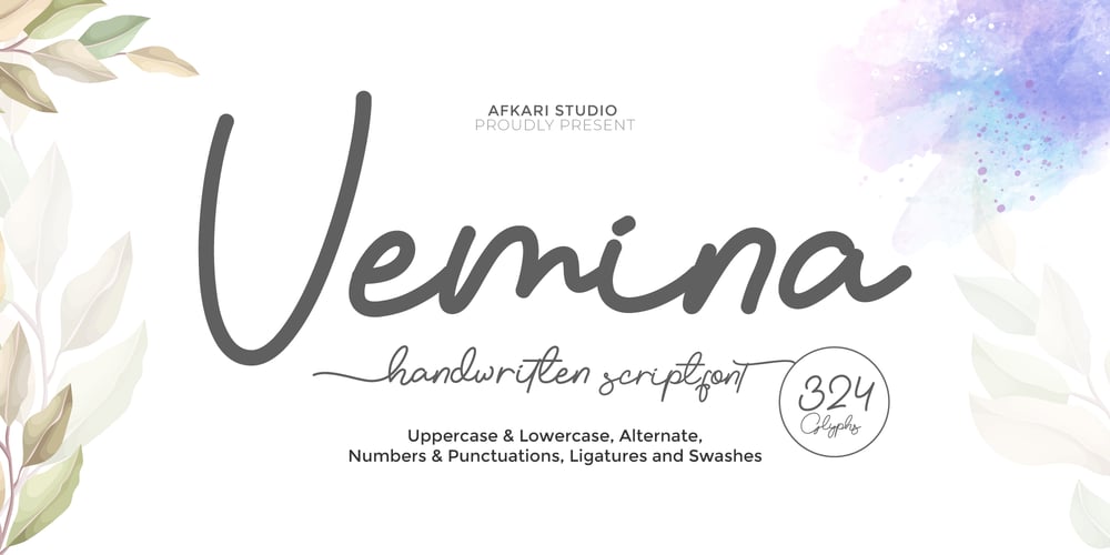 Vemina font