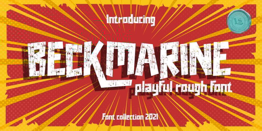 Beckmarine font