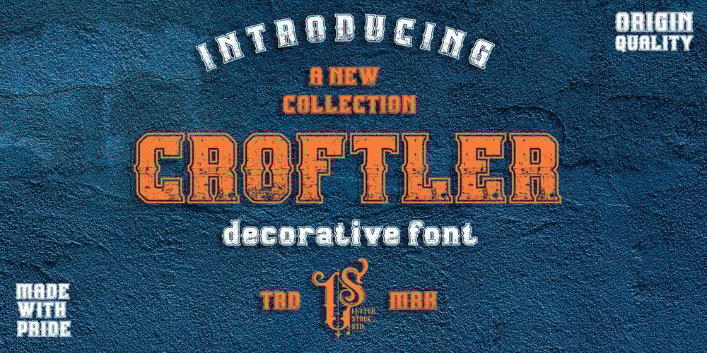 Croftler font