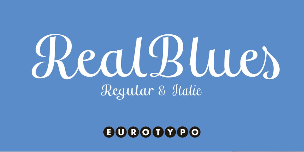 Real Blues font