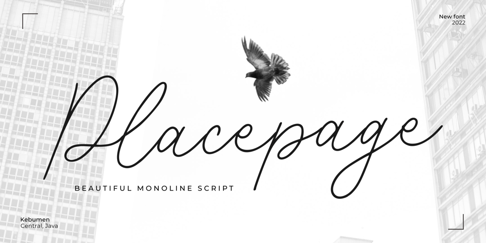 Placepage font