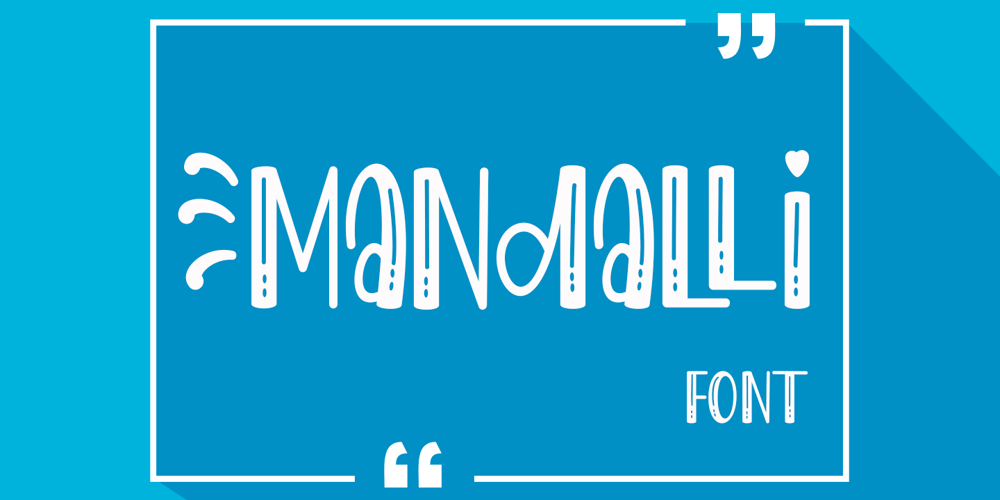 Mandalli font