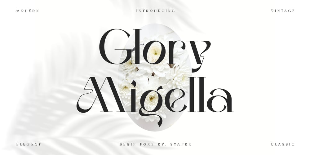 Glory Migella font