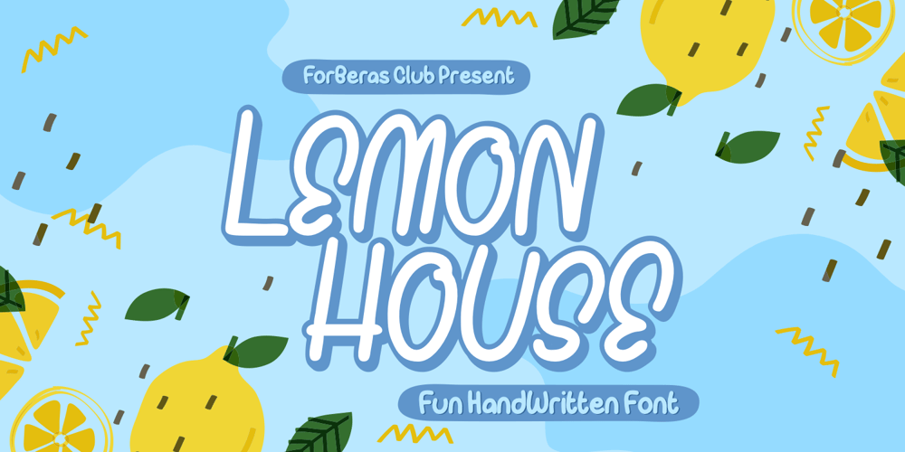 Lemon House font