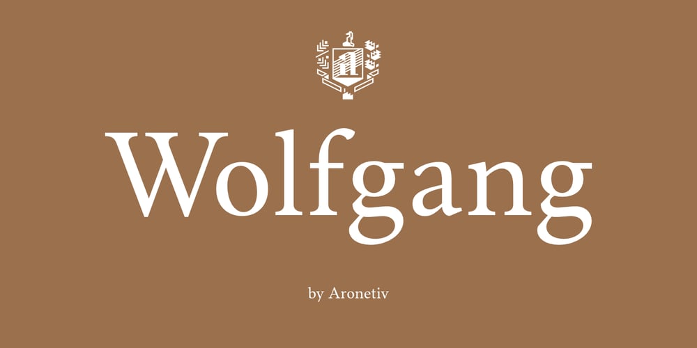 Wolfgang font