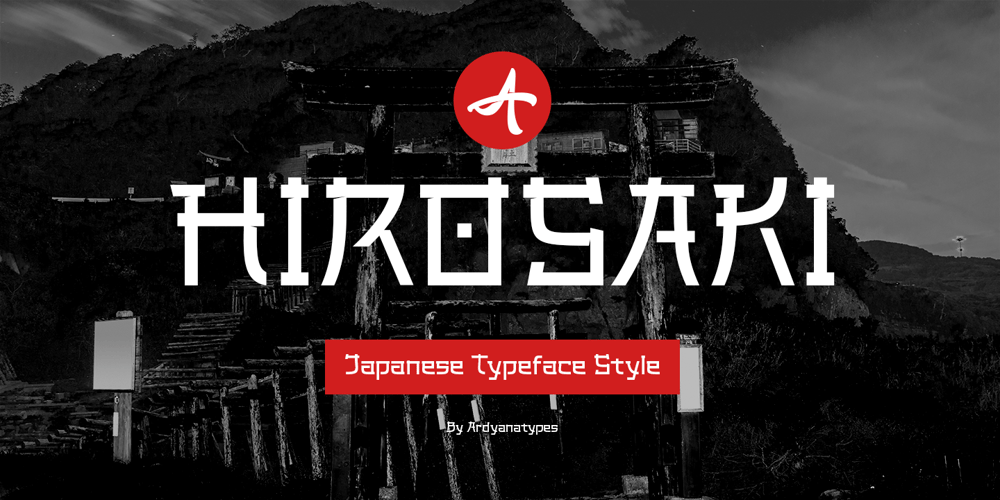 Hirosaki font