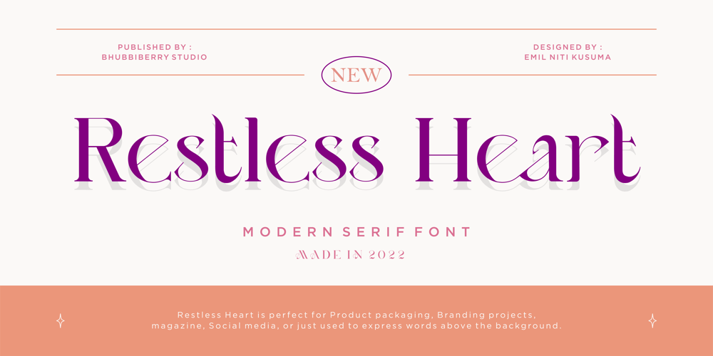Restless Heart font