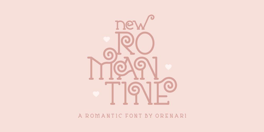 New Romantine font