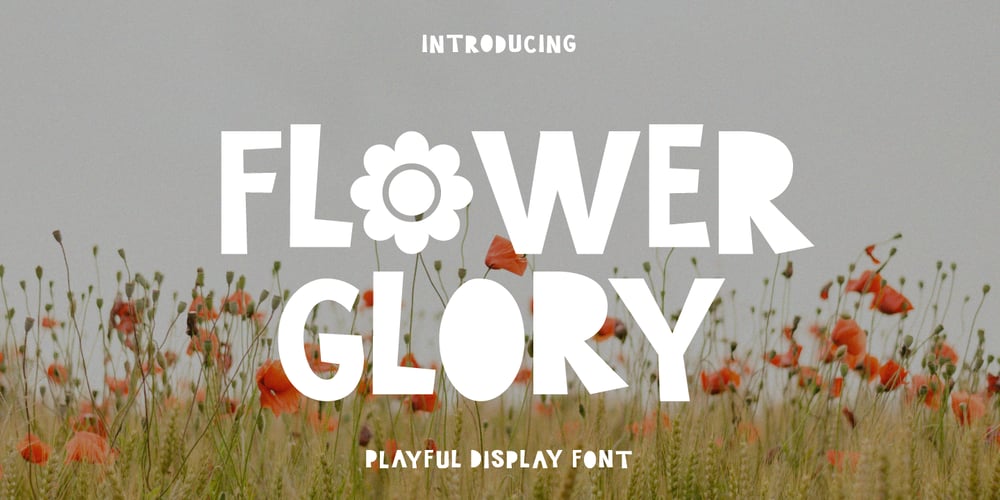 Flower Glory font