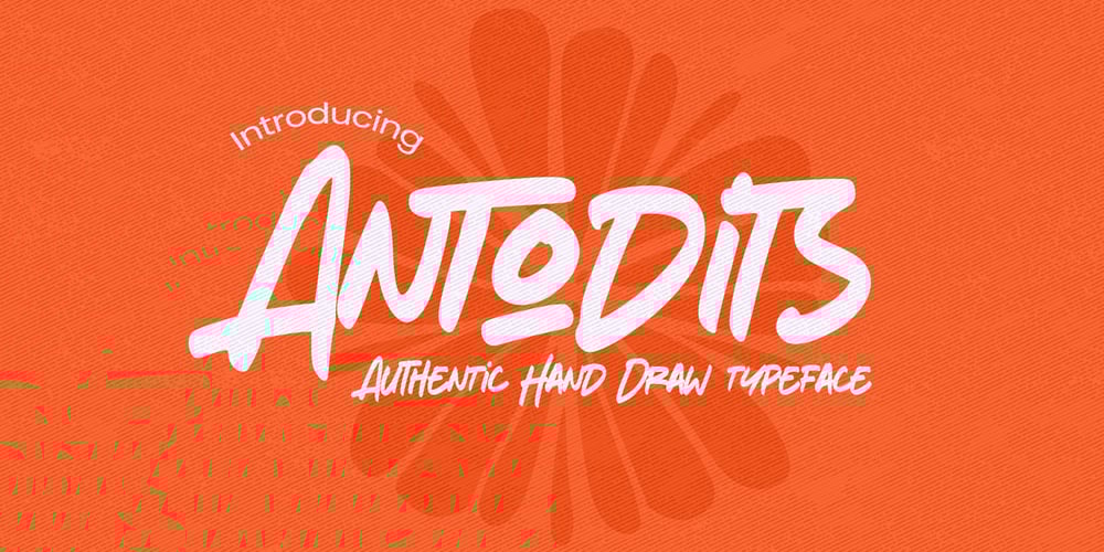 Antodits font