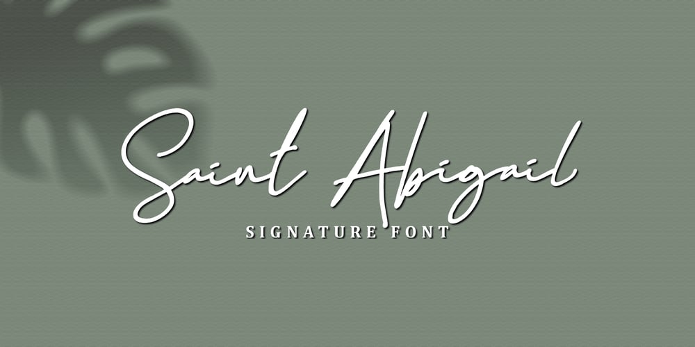 Saint Abigail font