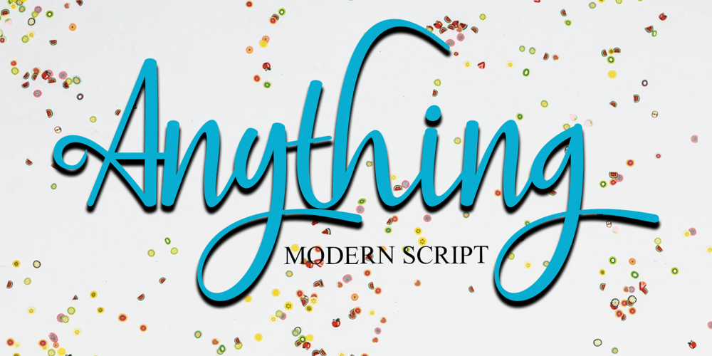 Anything font