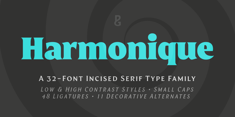 Harmonique font