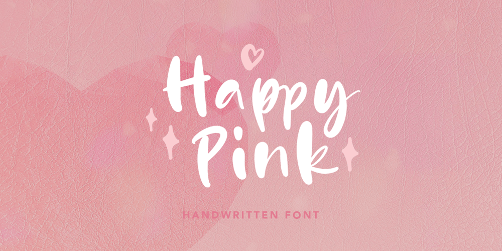Happy Pink font