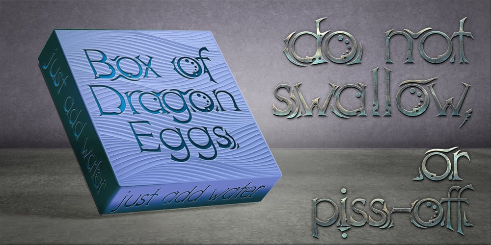 DT Dragon Quill font