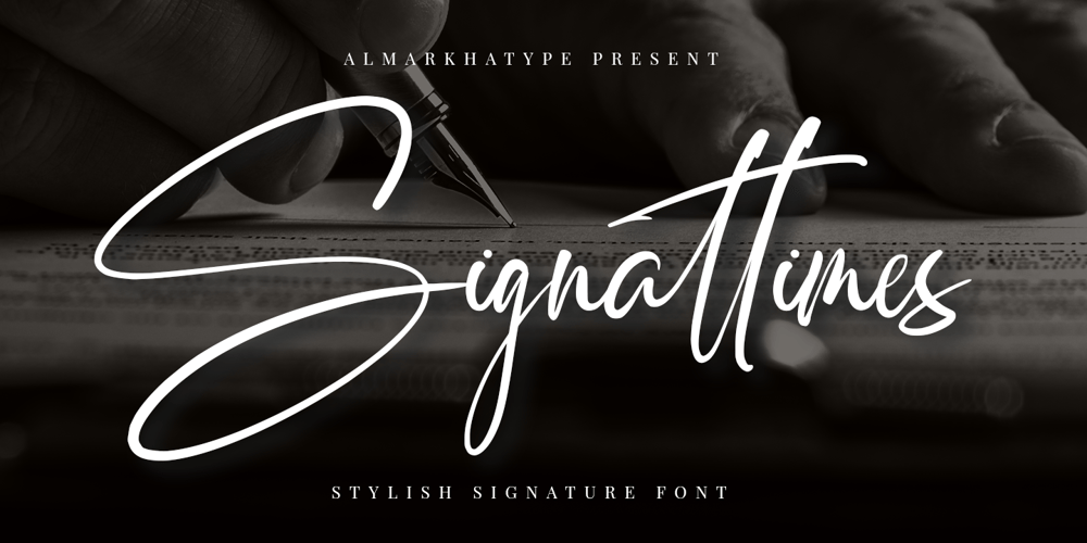 Signattimes font