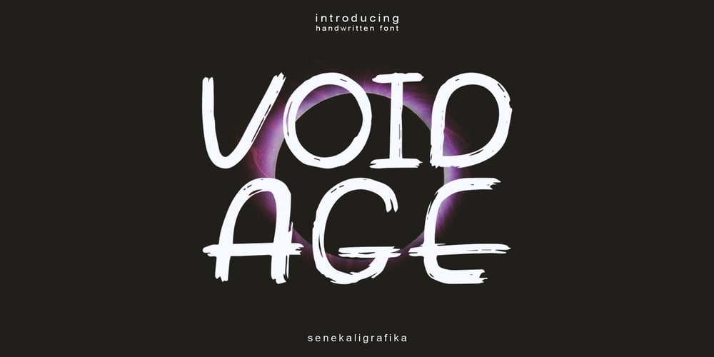 Void Age font