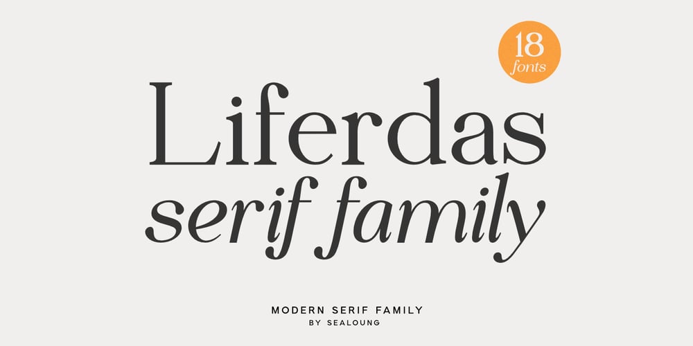 Liferdas font