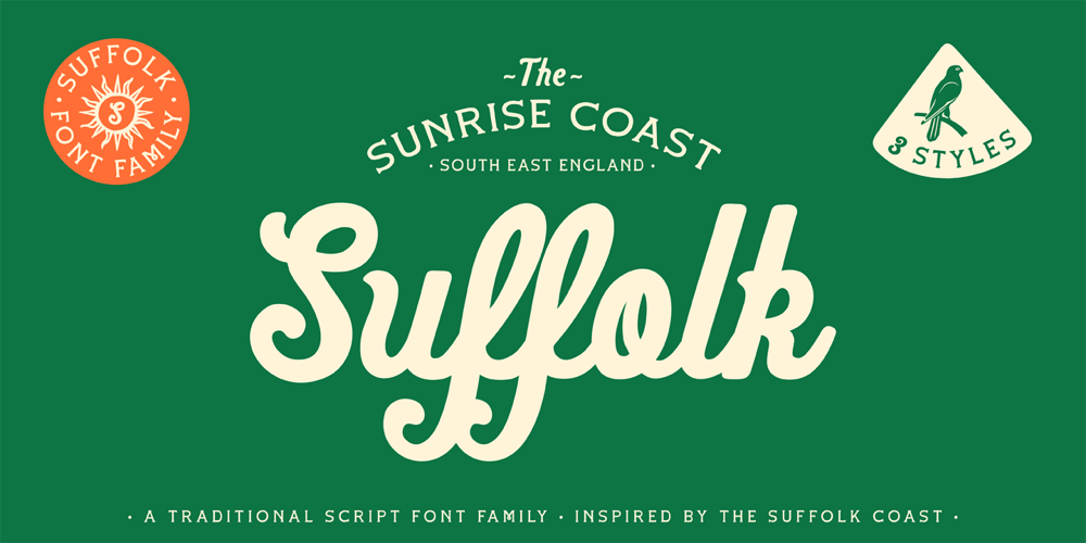 Suffolk font