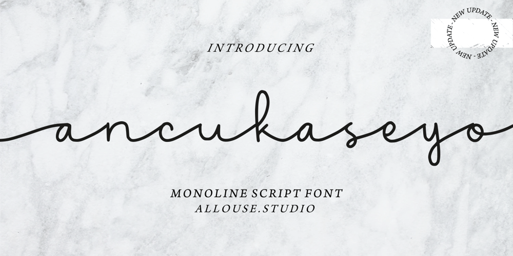 Ancukaseyo font