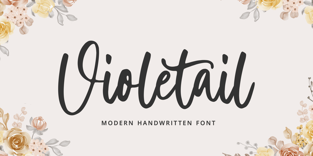 Violetail font