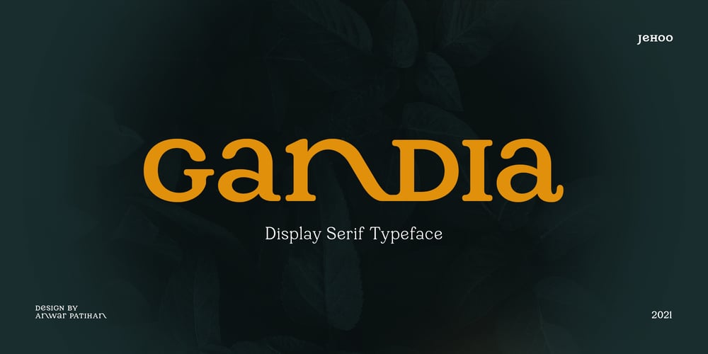 Gandia font