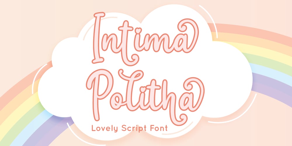 Intima Politha font