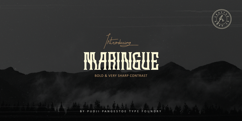 Maringue font