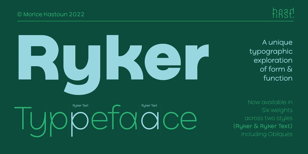 Ryker font