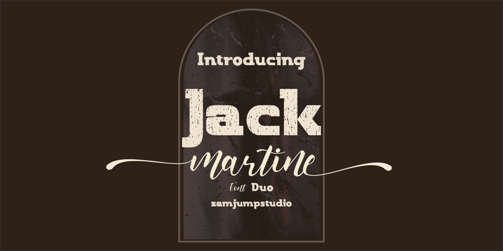 Jack Martine Duo font