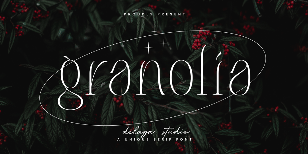 Granolia font
