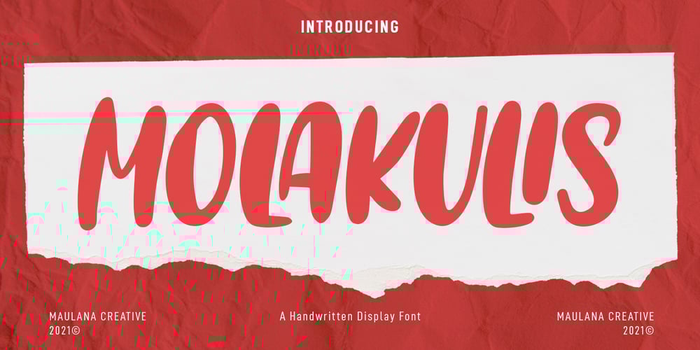 Molakulis font