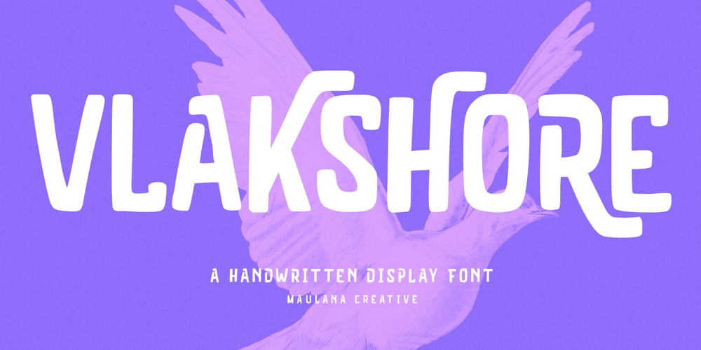 Vlakshore font